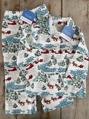 NWT Garnet Hill flannel pajamas - size small